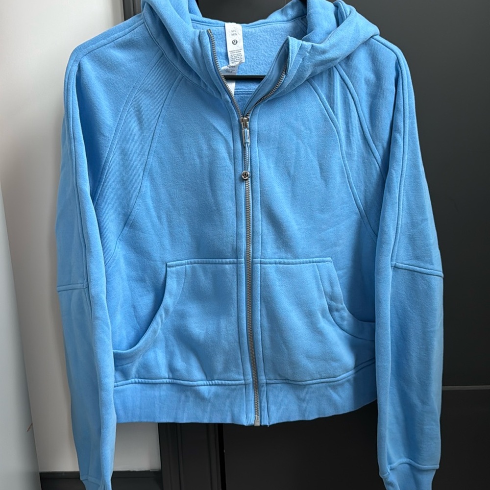 Lululemon Full Zip Hoodie M/L Sky Blue